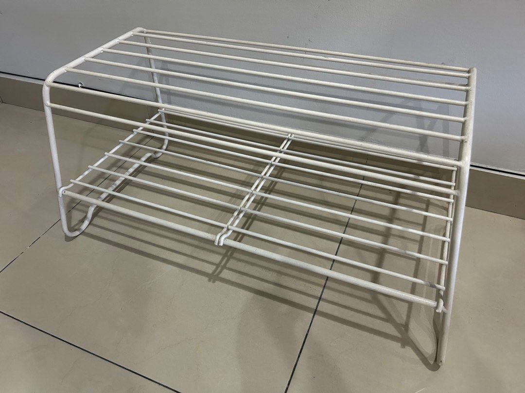 Two Layers Shoe Rack, Furniture & Home Living, Furniture, Shelves ...