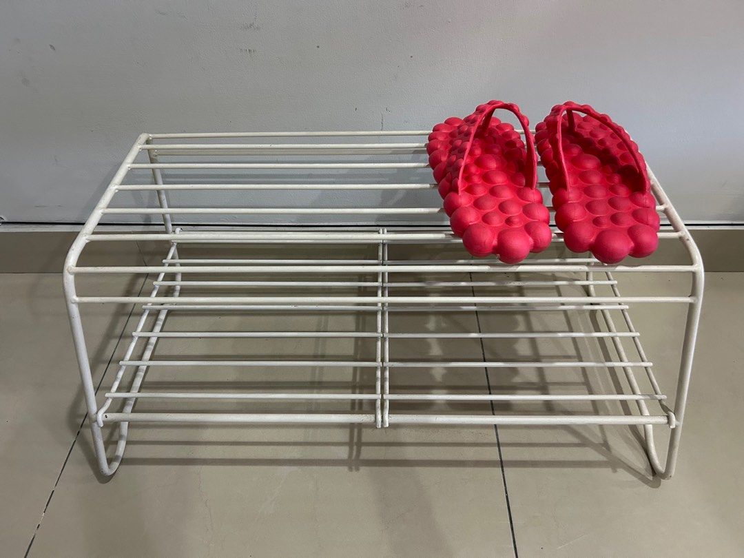 Two Layers Shoe Rack, Furniture & Home Living, Furniture, Shelves ...