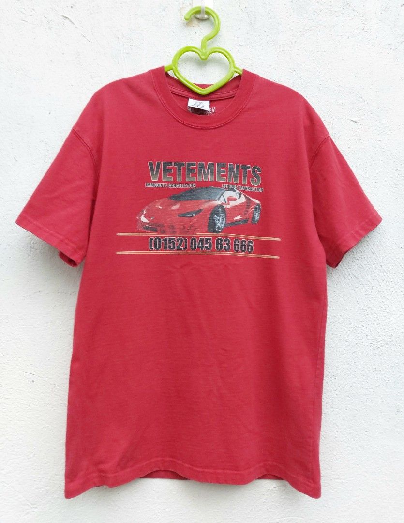 Vetements car shirt on sale