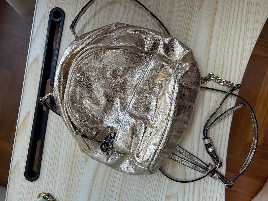 Victoria secret gold bag outlet