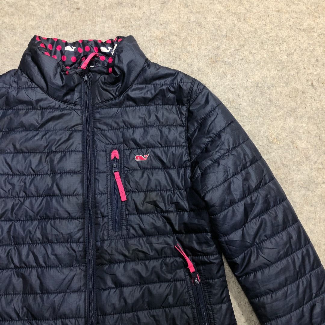 VINEYARD VINES Kids Quilted Down Puffer Jacket Size XS Winter Snow Navy Blue Babies Kids Babies Kids Fashion on Carousell
