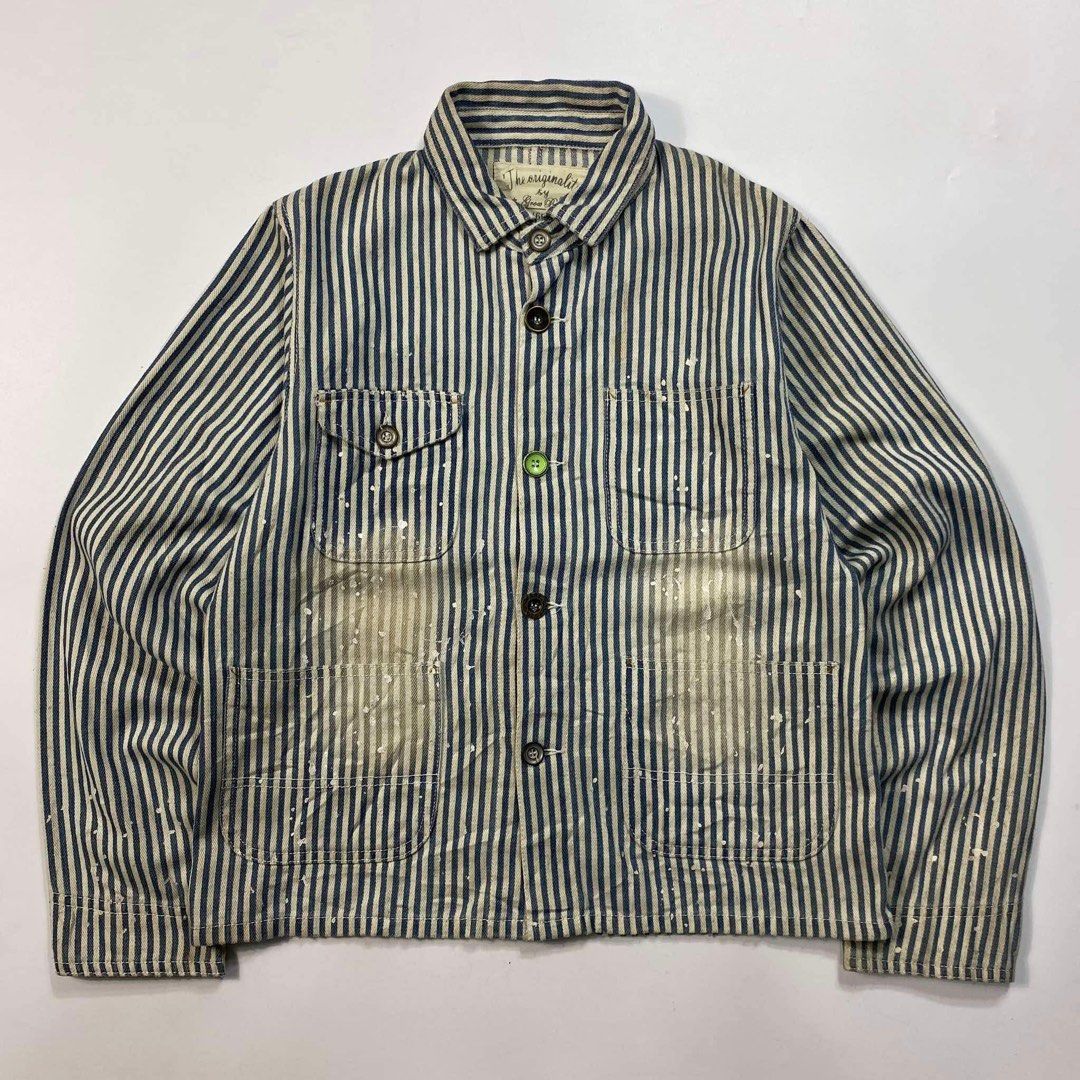 60’s〜Angelica stripe work jacket 60's〜Angelica stripe work jacket