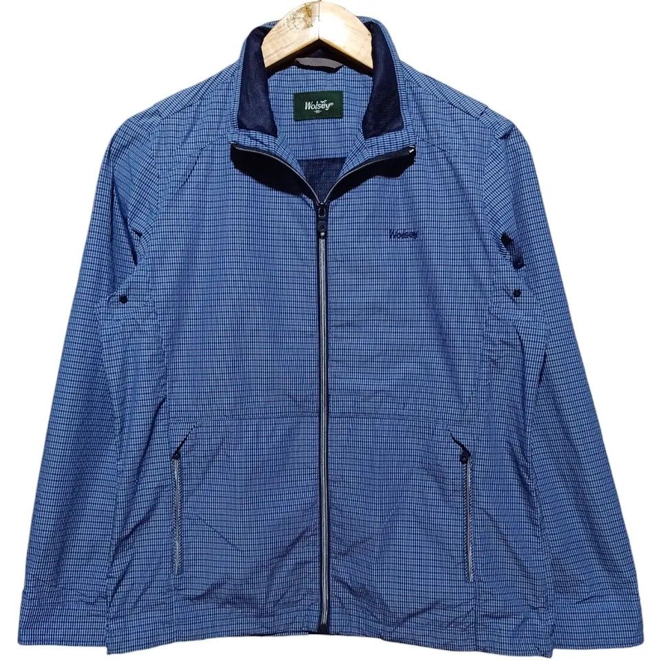 Work jacket WOLSEY casual size L fit M Fesyen Pria Pakaian Baju Luaran di Carousell
