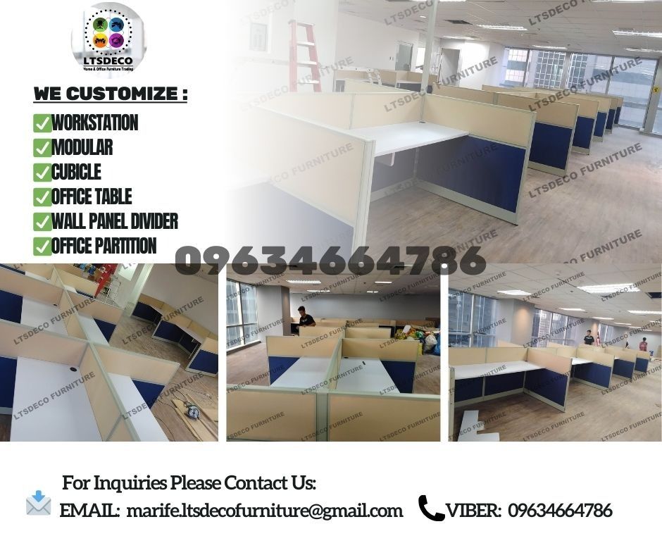 WORKSTATION CALL CENTER TABLES OFFICE PARTITION FURNITURE SUPPLY ...