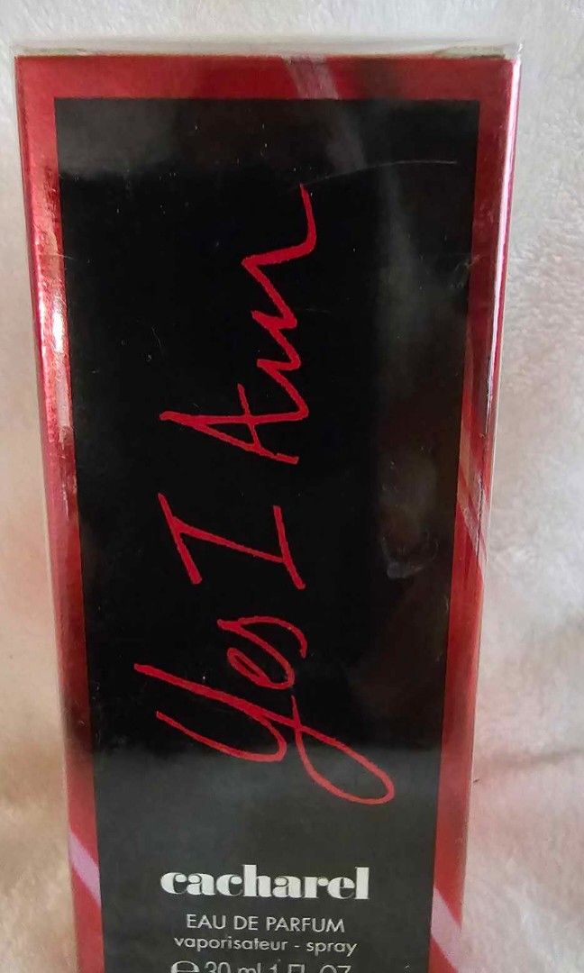 YES I AM - CACHAREL 30ML (Category: Fragrance & Deodorants) located in Manila. Submitted by tbmanila (Listing ID 1322474764, Image 1). Description: NOW, ON-HAND ( DAVAO)!!! Local shipping to be shouldered by the buyer. WE ONLY SELL AUTHENTIC ITEMS! 😊😊😊.