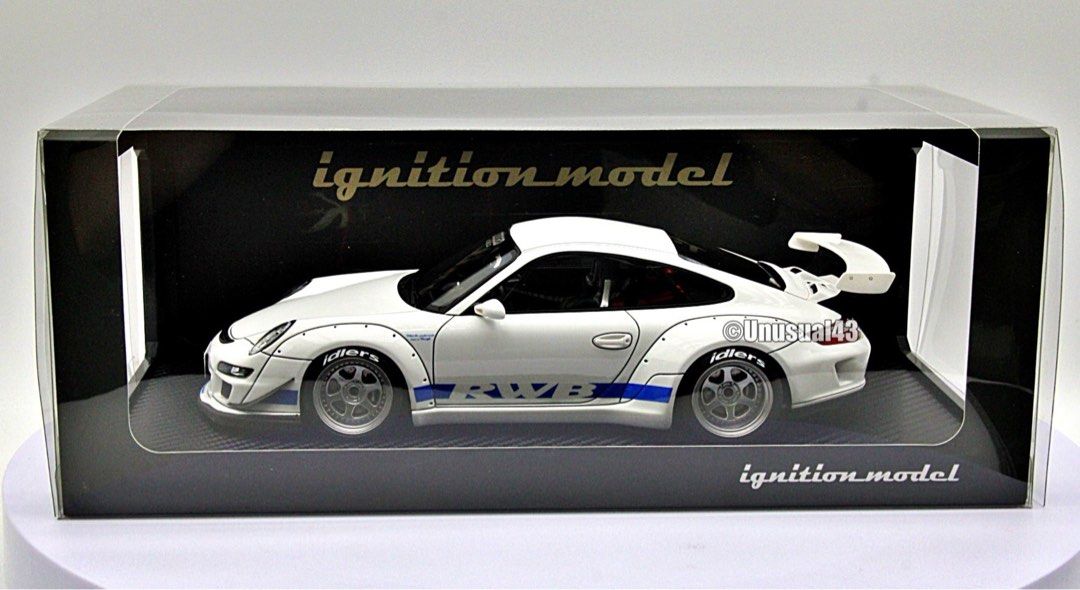 1/18 Ignition Model RWB 997 GT3 White Porsche, Hobbies