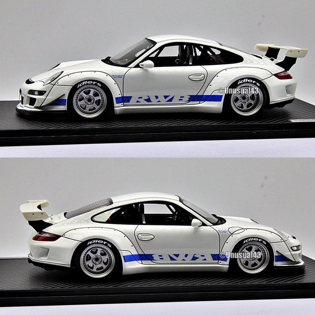 1/18 Ignition Model RWB 997 GT3 White Porsche, Hobbies