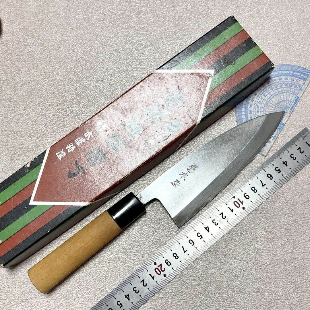 木屋困イヅツキ身卸出刃（みおろしでば・出刃包丁）180mm水牛口