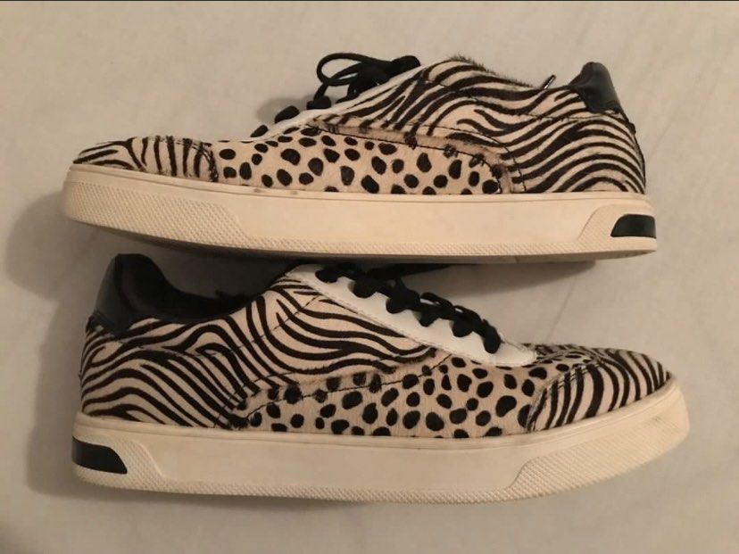 Aldo animal print sneakers top