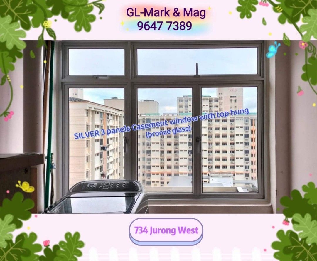 Aluminium Windows and aluminium grilles for HDB62863092707713114