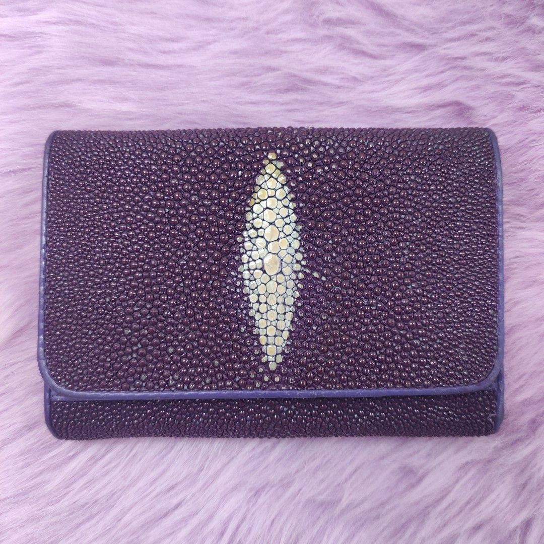 Authentic Kismet Stingray Violet Medium Wallet Women s Fashion Bags Wallets Wallets Card holders on Carousell