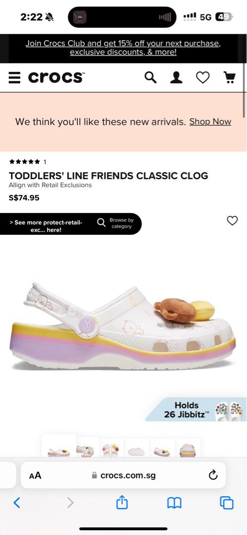 C8 crocs size sale