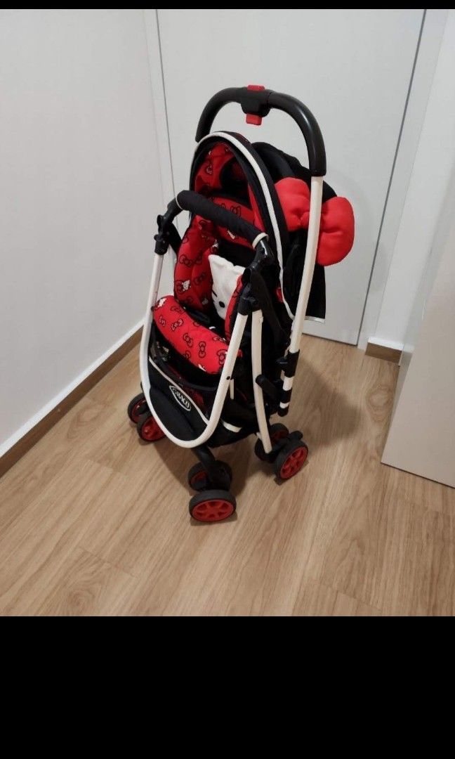 Hello Kitty Baby Stroller, Babies & Kids, Going Out, Strollers on Carousell