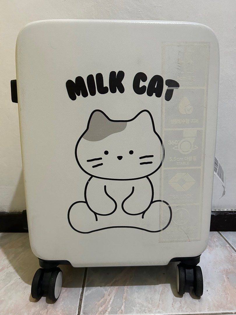 BUTTER Cabin/Carry-on Luggage (Category: Luggage) located in Quezon City. Submitted by washingtond (Listing ID 1322703128, Image 1). Description: BUTTER Luggage Size: Cabin/Carry on Bought for 4,500+ in BUTTER Shop, Myeongdong branch, South Korea - I have a picture of the shop for proof - No more receipt (natapon na) - Used once only (Just this August) - May visible scratches na kasi checked in luggage siya, but still looks good as new - Lagayan 