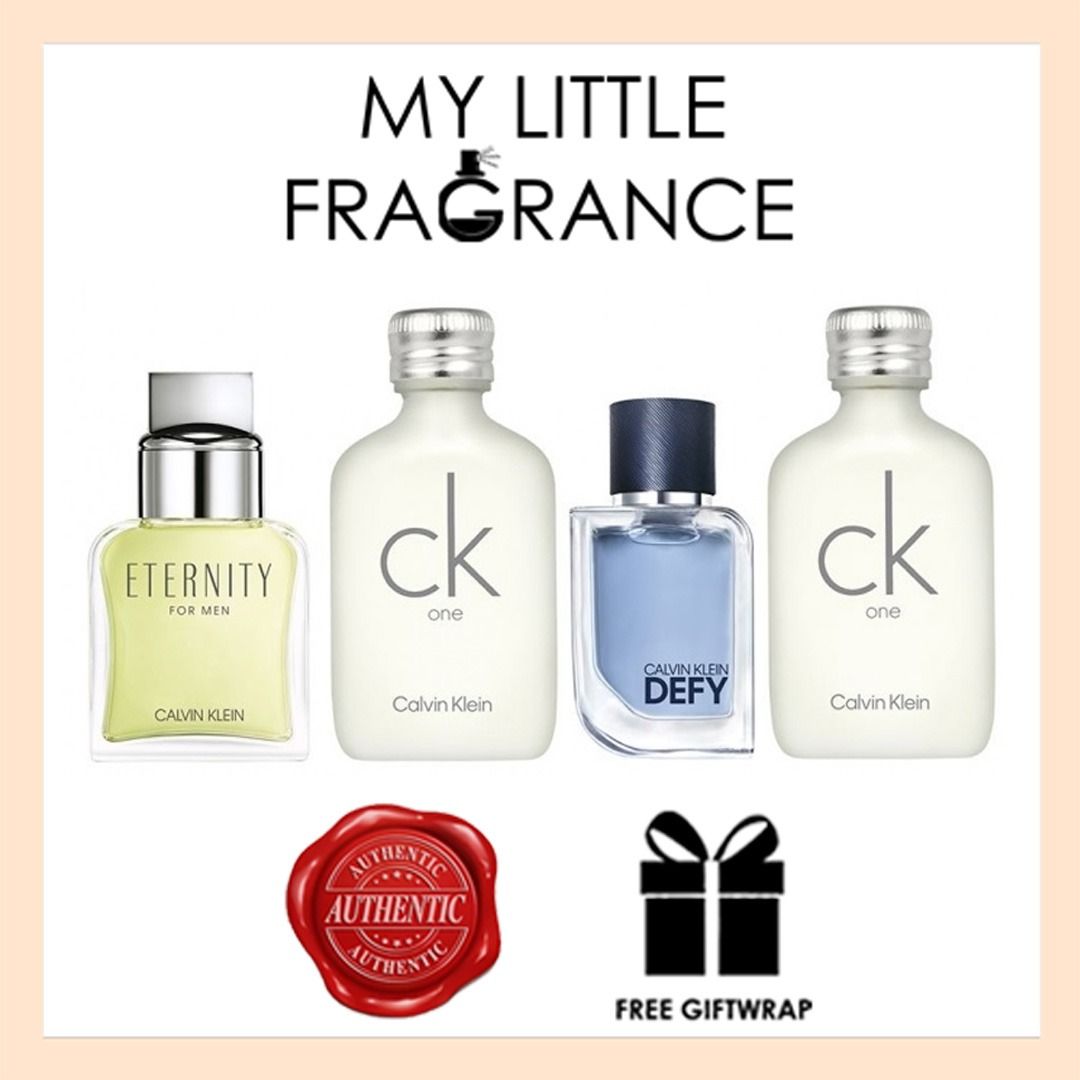 Calvin Klein 4 Pcs Miniature Gift Set for Men 1 x Eternity EDT 10ml 1