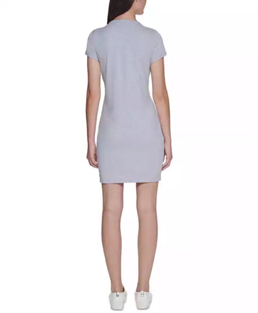 Calvin Klein Overrun Monogram T-shirt Dress (Category: Dresses) located in Quezon City. Submitted by projectalexa (Listing ID 1322649321, Image 2). Description: Calvin Klein Overrun Monogram T-shirt Dress Color: Gray Size: Medium Overrun (Made in Vietnam) Used only once Retail Price: Php 750 Shipping fee c/o buyer (via J&T) Grab and Lalamove available once a week depending on my schedule.