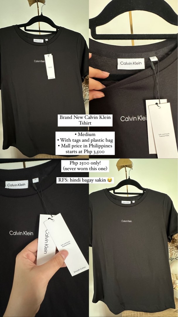 Calvin Klein Tshirt Women s Fashion Tops Shirts on Carousell