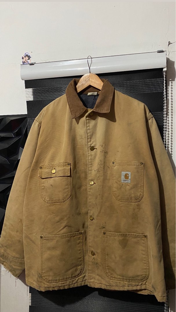 Carhartt Chore Jacket Men s Fashion Coats Jackets and Outerwear on Carousell