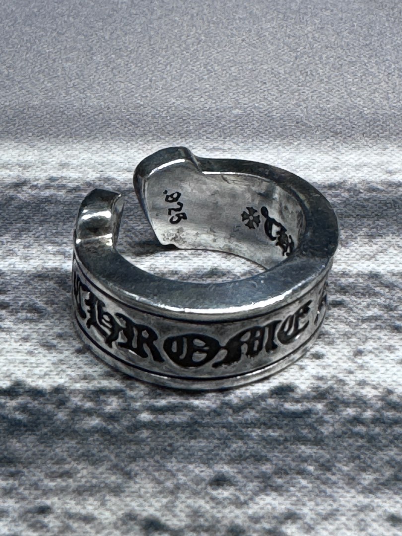 Chrome hearts scroll ring discount