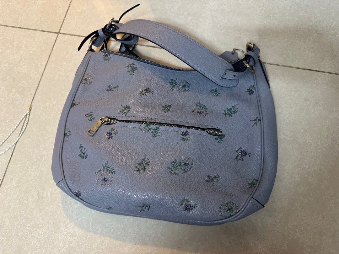 Coach MEADOW PRAIRIE PRINT SUTTON LEATHER HOBO Carousell