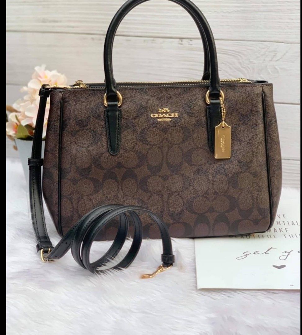 Coach surrey carryall size online