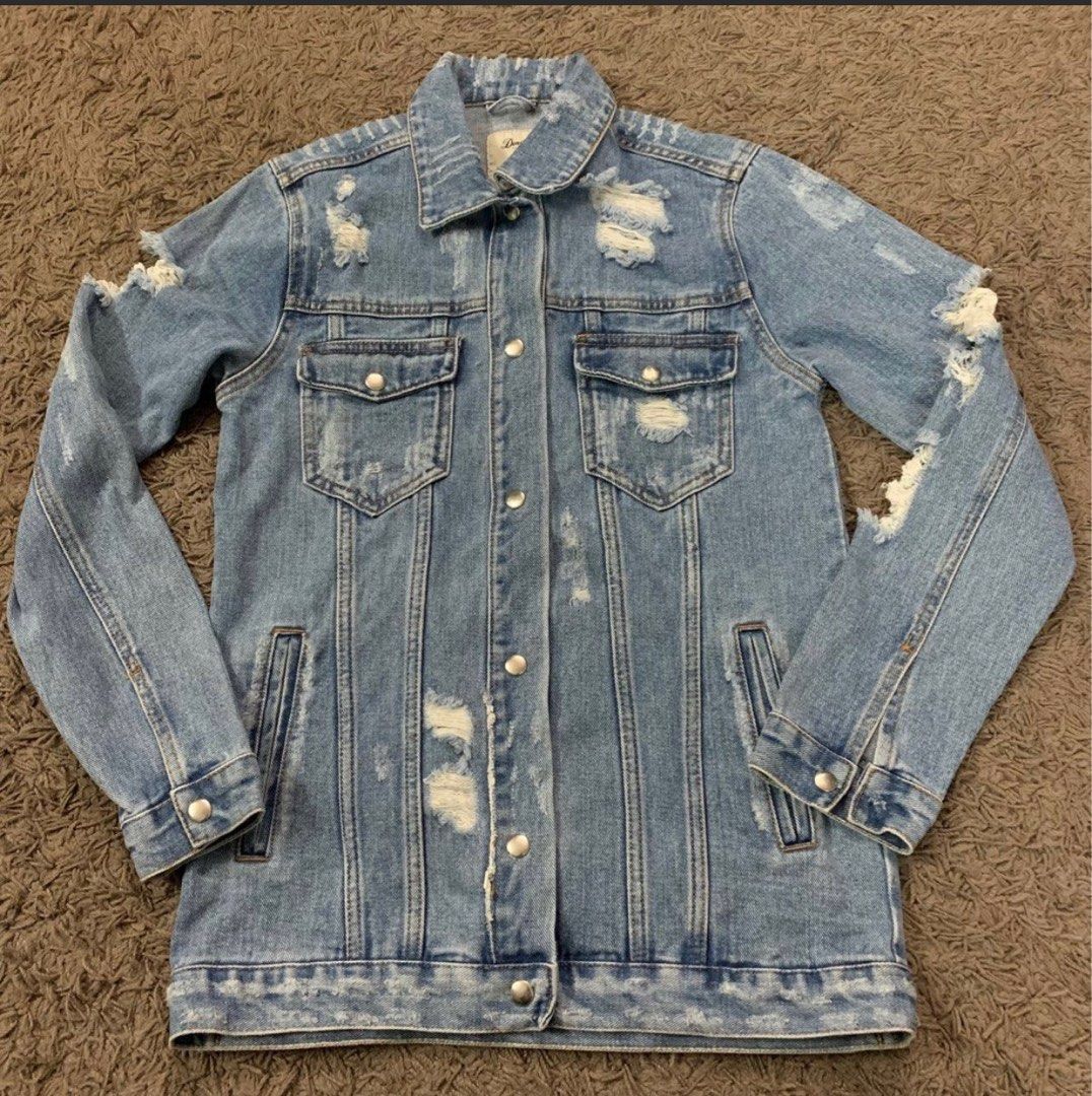 Denim Co Ripped Jacket