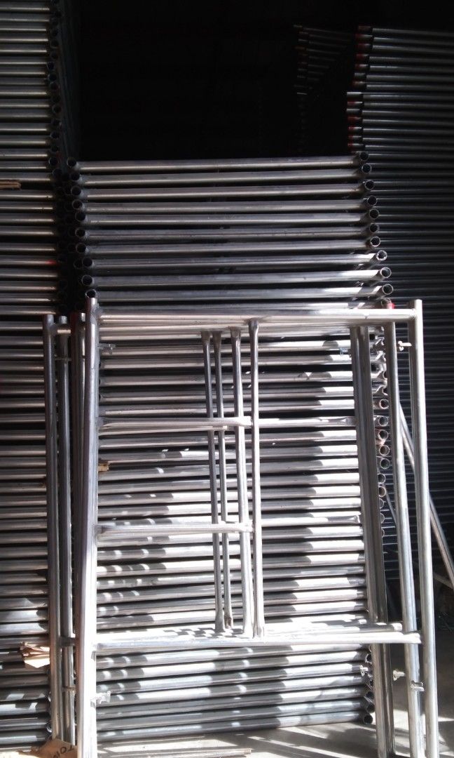 DIRECT FABRICATION H-FRAME SETS (Category: Construction & Building Materials) located in Valenzuela. Submitted by elizabeth.nietes (Listing ID 1322679590, Image 1). Description: H-FRAME SETS FOR SCAFFOLDING For sale direct Manufacturer ✔️ direct planta ✔️ direct fabrication ✔️ lowest price bulk orders for inquiry plss call 0976 169 4137.