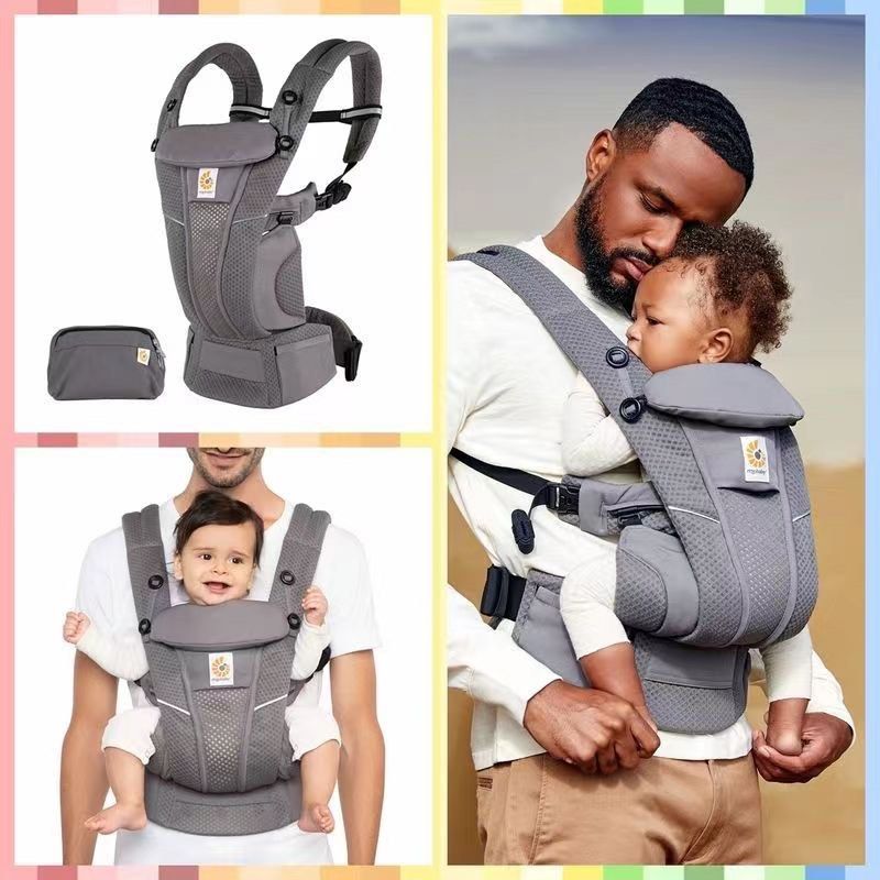 Direct Reseller Ergobaby 6 colors Omni Breeze All Carry Positions Breathable Mesh Baby Carrier with Enhanced Lumbar Support Airflow 7 45 Lb Babies Kids Going Out Carriers Slings on Carousell
