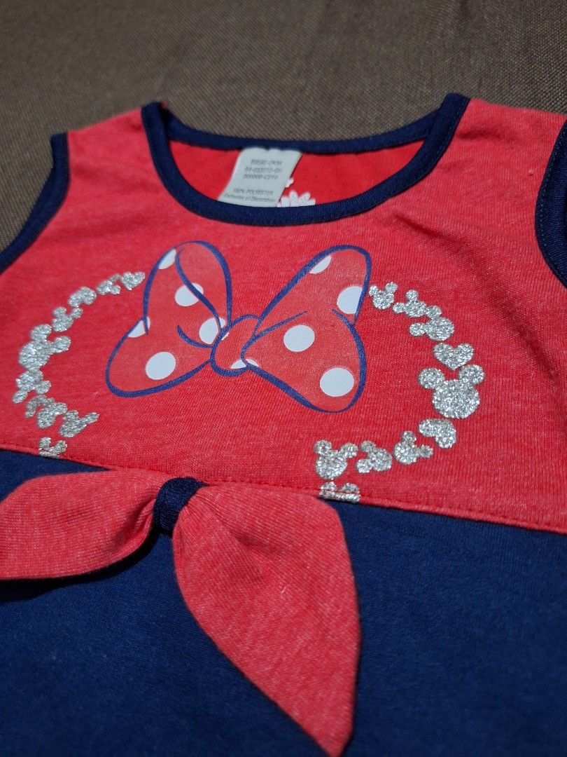 Disney Junior Minnie Dress (Category: Babies & Kids Fashion) located in Agoo. Submitted by cjaezel (Listing ID 1322650114, Image 2). Description: 🚩RFS: outgrown 🚩size: Small on tag (can fit 12-18months old) 🚩 color may vary due to lighting.