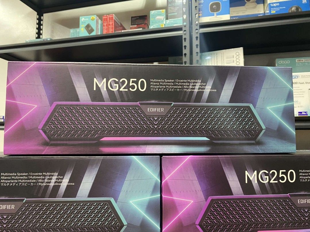 Edifier MG250 Bluetooth RGB Built-in Mic USB-powered Multimedia Speaker (Category: Soundbars, Speakers & Amplifiers) located in Makati City. Submitted by techubstoreandaccessories (Listing ID 1322727678, Image 2). Description: Edifier MG250 Bluetooth RGB Built-in Mic USB-powered Multimedia Speaker Ready for Pick Up / Delivery ‼️ 📌 DETAILS: ✅Actual Picture Posted. ✅BRAND NEW & ORIGINAL. ✅7 Days Replacement for Factory Defects and 1year Warranty. 