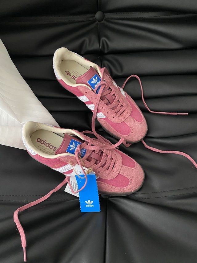 EU36 40 Adidas Gazelle Pink Cloud White Women s Fashion Footwear Sneakers on Carousell