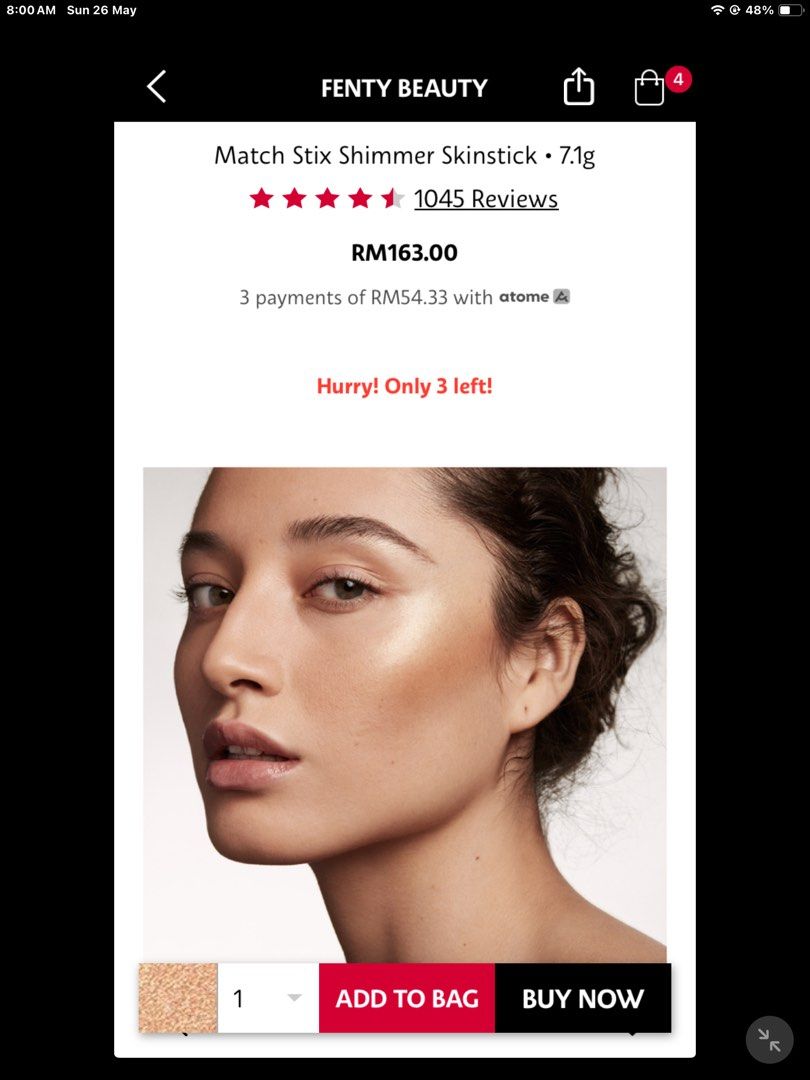Fenty Beauty Match Stix Shimmer Skinstick Highlighter