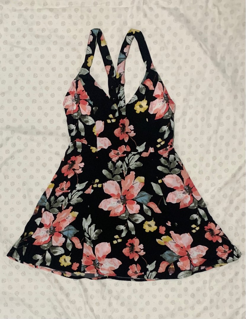 Forever 21 tropical dress cheap