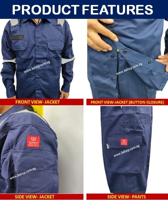 FRC JACKET PANTS FIRE RESISTANCE FLAME RETARDANT SAFETY WORKWEAR JACKET PANT S 5XL
