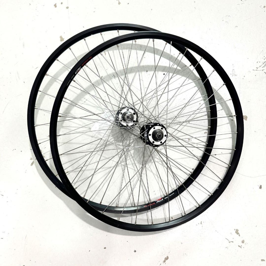 Fuji Jalco 26 Aluminum Wheelset Disc Brake 26inch Rims Mountain Bike MTB Sports Equipment Bicycles Parts Parts Accessories on Carousell