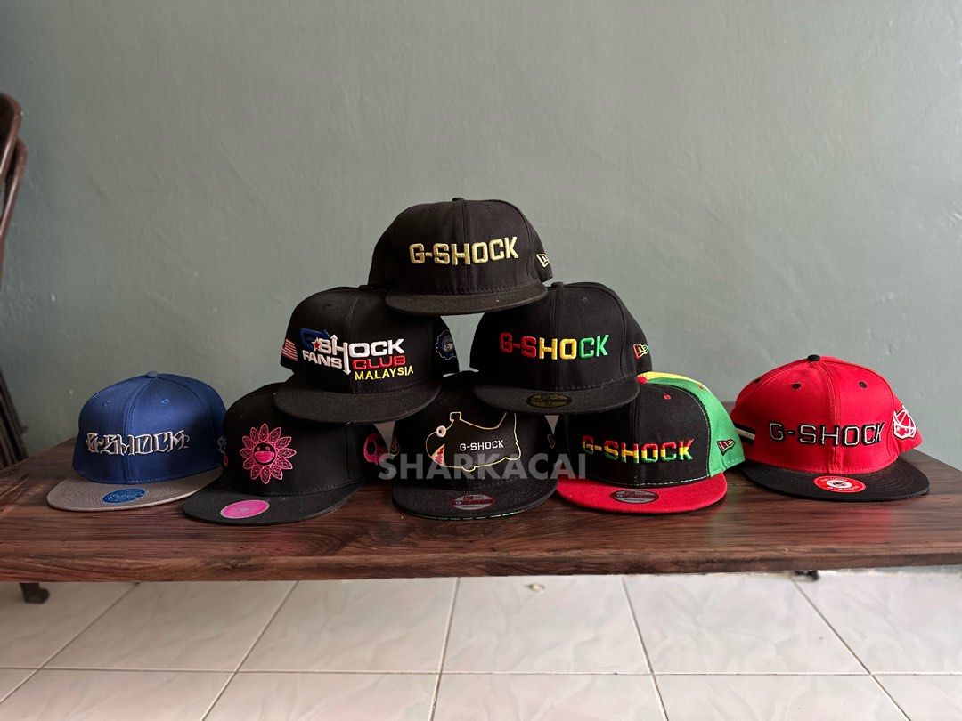 G Shock Snapback Cap Custom By G Shock Reloaded, Men's Fashion, Watches ...