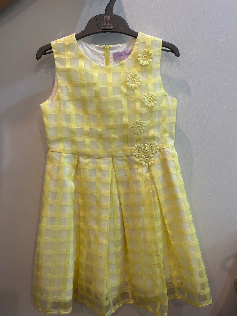 Girls Yellow Dress Size 6
