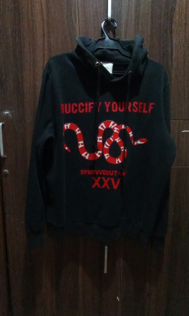 GUCCI Guccify Yourself Hoodie Men s Fashion Coats Jackets and Outerwear on Carousell