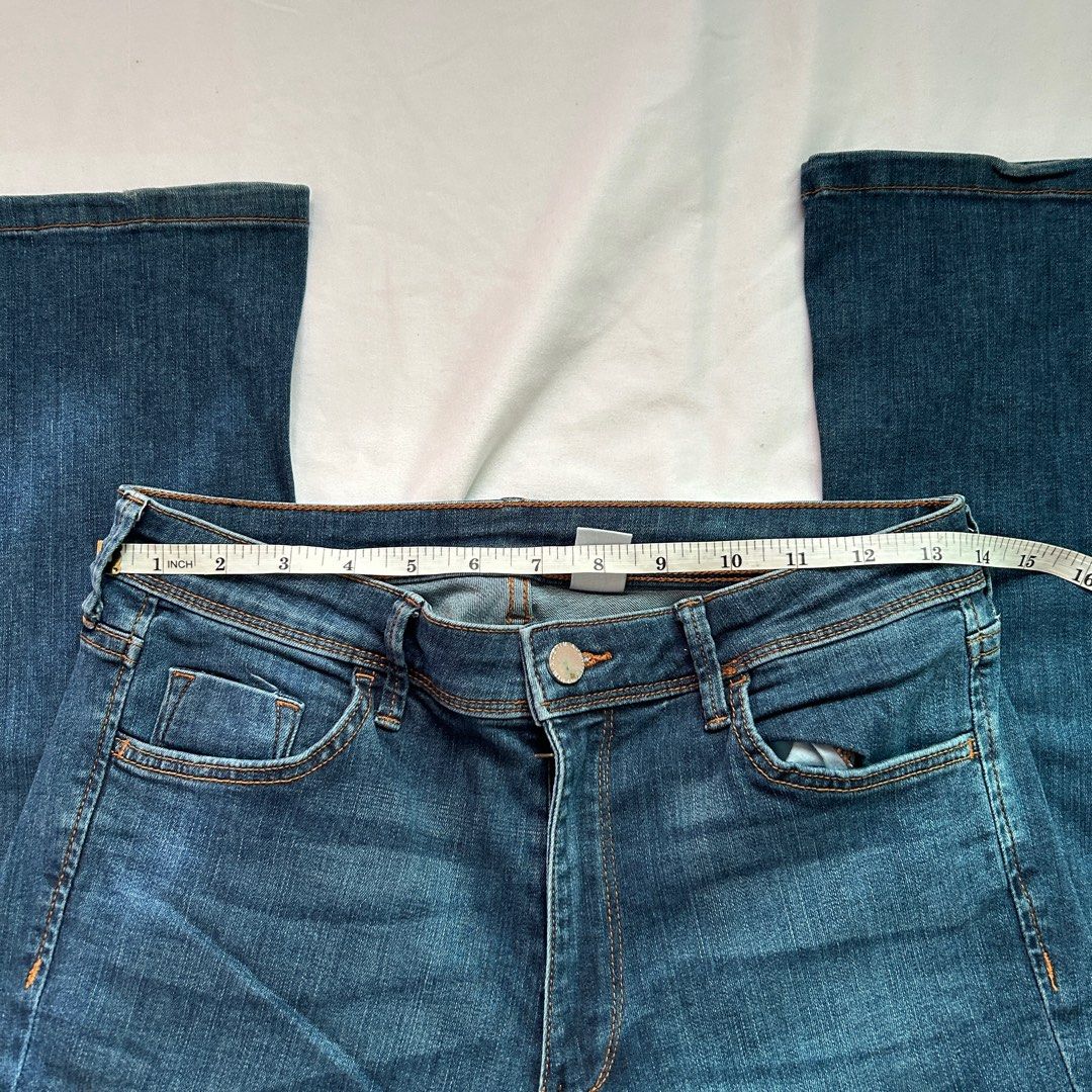 h m mini flare jeans Women s Fashion Bottoms Jeans on Carousell