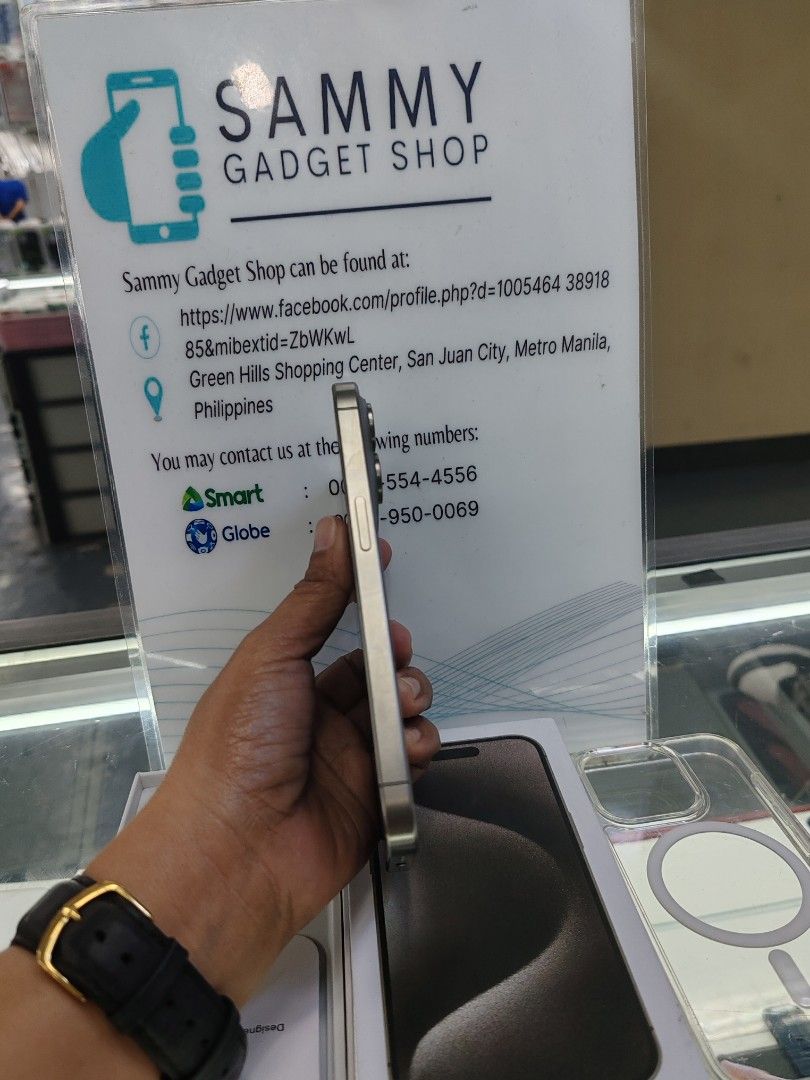 Iphone 15pro 256 hk (Category: iPhone 15 Series) located in Quezon City. Submitted by ronalynac40976 (Listing ID 1322596168, Image 3). Description: iphone 15pro hk 256 Apple genuine parts display 92% Batteri health good condition with box, usb, glass, case pick up store in greenhills shopping center we ship nationwide via (lbc) we accept creditcard installment+% we accept ggives+% dm or call for fast transaction 09279500069/09425544556 Located @ 