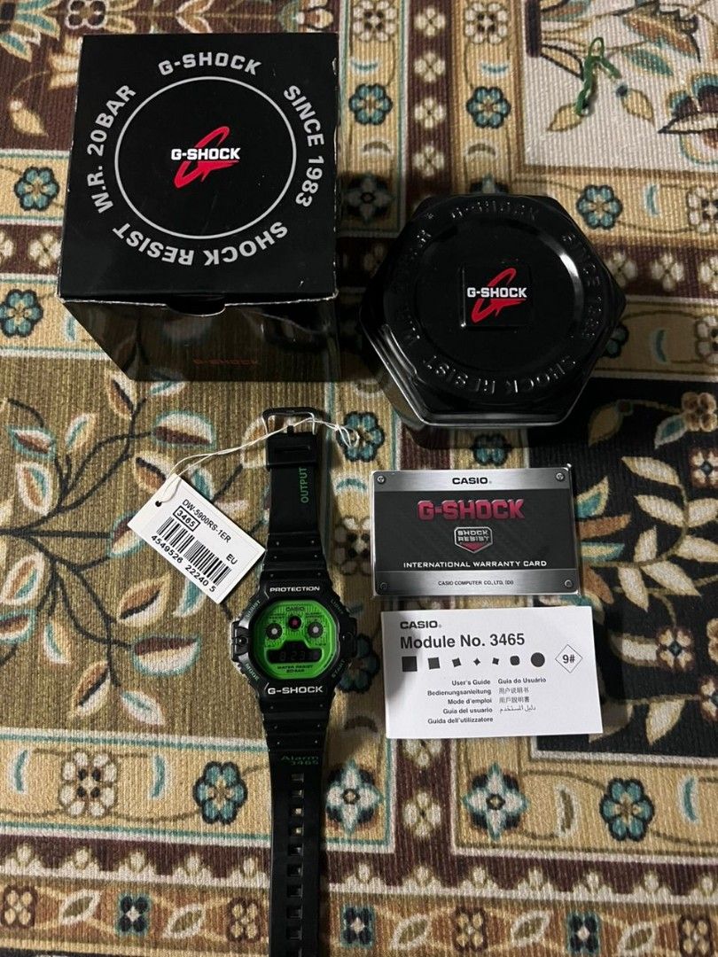 JAM G SHOCK DW5900rs 1ER Men s Fashion Watches Accessories Watches on Carousell