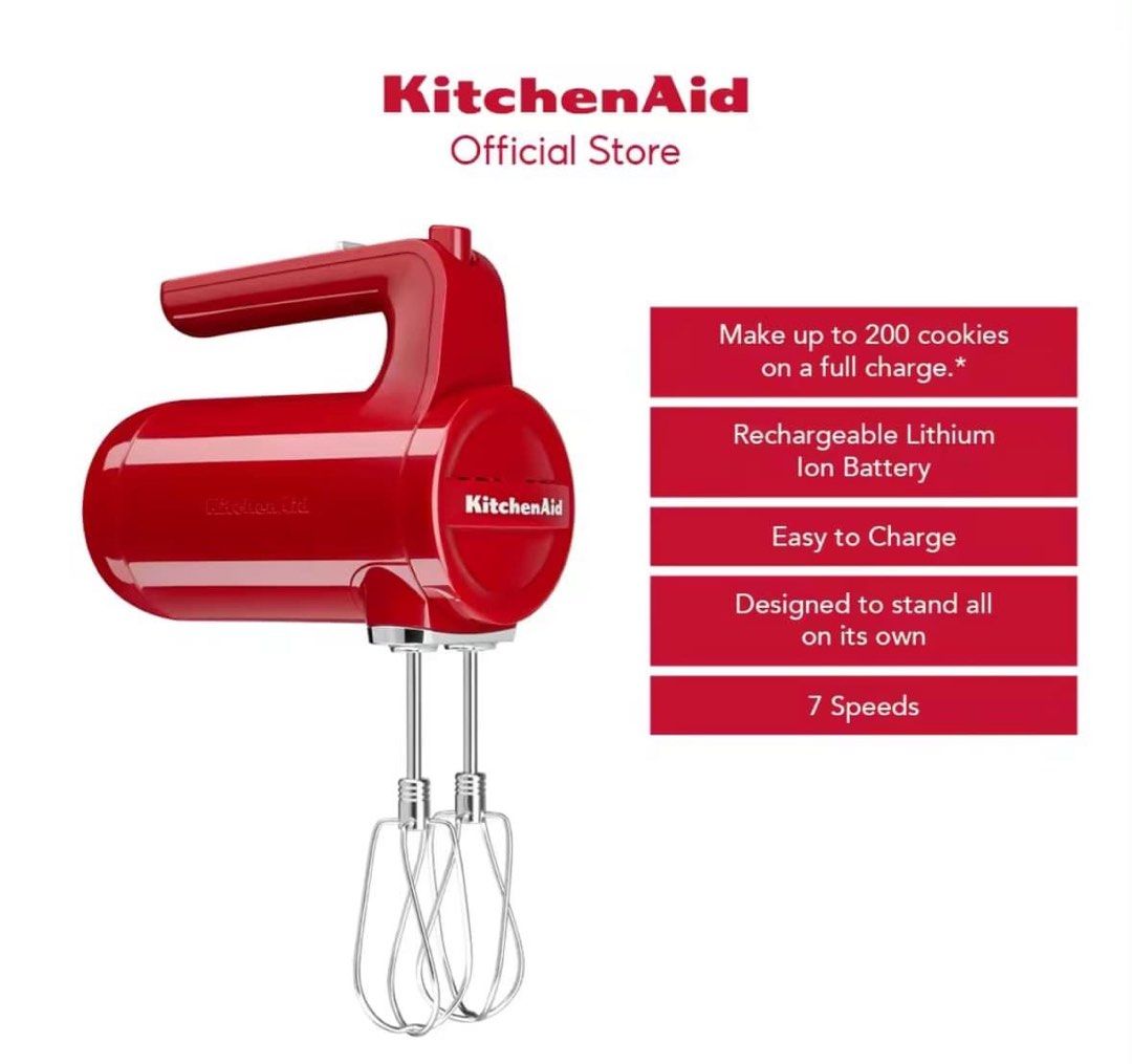 Kitchen Aid Hand Mixer (Category: Hand & Stand Mixers) located in Muntinlupa City. Submitted by trismerigold (Listing ID 1322663780, Image 1). Description: .