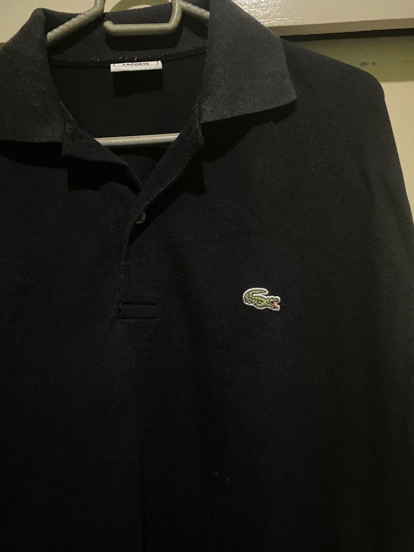 LACOST BLACK POLO SHIRT (Category: Tshirts & Polo Shirts ) located in Quezon City. Submitted by ger4rd (Listing ID 1322615069, Image 3). Description: LACOSTE BLACK POLO SHIRT SIZE 6 22x27 color rate 7/10 600+sf.