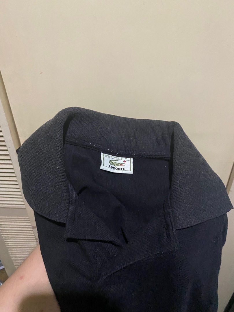 LACOST BLACK POLO SHIRT (Category: Tshirts & Polo Shirts ) located in Quezon City. Submitted by ger4rd (Listing ID 1322615069, Image 2). Description: LACOSTE BLACK POLO SHIRT SIZE 6 22x27 color rate 7/10 600+sf.