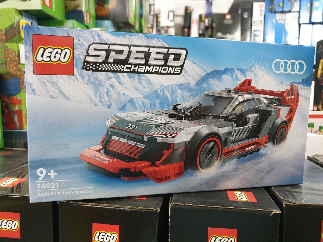 Lego Audi S1 E Tron Quattro 76921 (Category: Lego & Building Sets) located in Manila. Submitted by agsbeagle888 (Listing ID 1322574002, Image 1). Description: We sell various collections of Lego original sets, Technic, Icons, Arts,Star Wars, Harry Potter,Disney, Speed Champions,Architecture,Marvel / DC ,Monkie Kids, Super Mario, Dreamzz, Creator,Ninjago, Sonic The Hedgehog, Minifigures, Lego Keychains Feel free to inquire models that you are inte