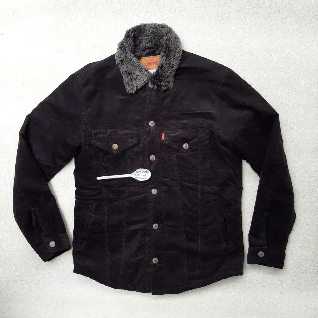 LEVIS 70535 SHERPA CORDUROY trucker jacket size M japan market