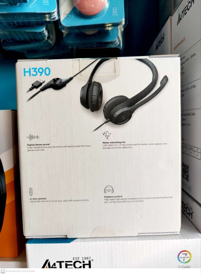 Logitech H390 USB Headset Black (Category: Headphones & Headsets) located in Makati City. Submitted by slaccessoriesshop (Listing ID 1322579846, Image 2). Description: Logitech H390 USB Headset Black 💥 ELECTRONICS, COMPUTER ACCESSORIES AND APPLIANCES 💥 All Items - Original / Brand New / Sealed We issue SALES INVOICE With WARRANTY RECEIPT With TECHNICAL SUPPORT Accepting BULK ORDERS We are OPEN EVERYDAY ! Same Day Delivery DELIVERY - Lalamove (S