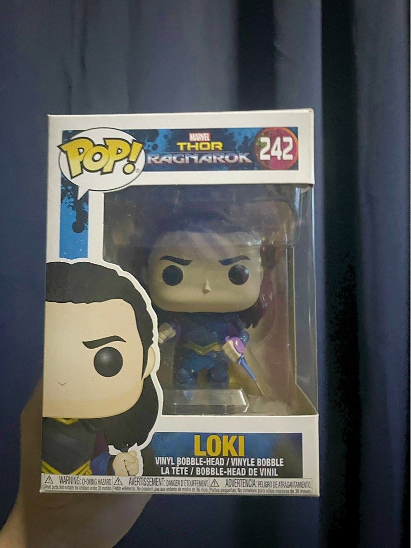 Loki : Thor Ragnarok funko pop (Category: Figurines & Statues) located in Manila. Submitted by gypsypanda_ph (Listing ID 1322587568, Image 1). Description: 🐼 Mint condition! No issues 🐼 Rfs: Decluttering #loki #thor #funkopop #thorragnarok #figurine #collectibles.