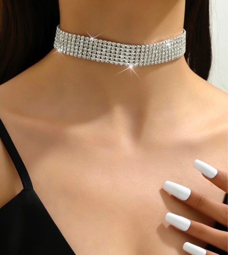 Diamond choker lovisa sale