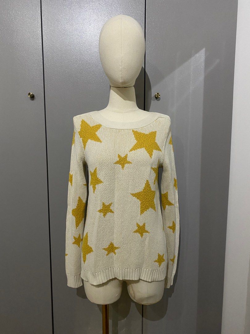 Marled star sweater outlet
